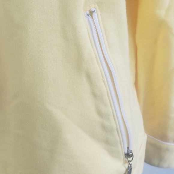 Draper's And Damons Women's Petite Jacket Snap Up Yellow Petite Small - Picture 6 of 12